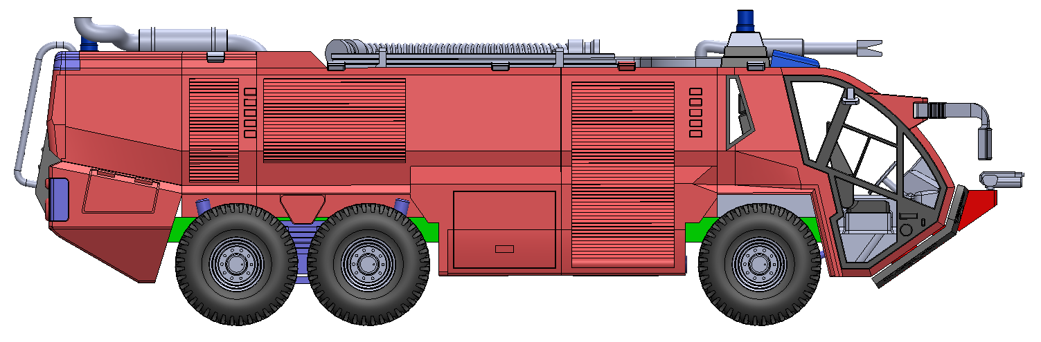 6x6消防车